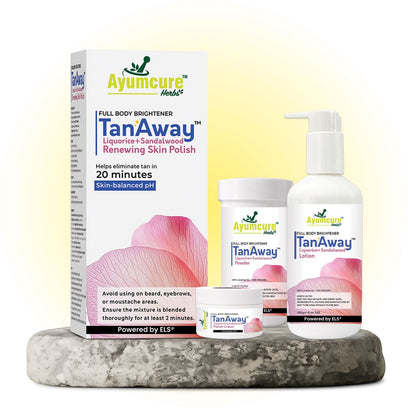 TanAway Full Body Brightening Skin Polish | Liquorice & Turmeric | Men & Women - Alternate View