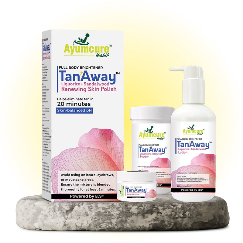 TanAway Full Body Brightening Skin Polish | Liquorice & Turmeric | Men & Women - Alternate View
