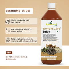 Thyroid Care Ayurvedic Juice | Ashwagandha, Guggul & Licorice | No Sugar | Unisex