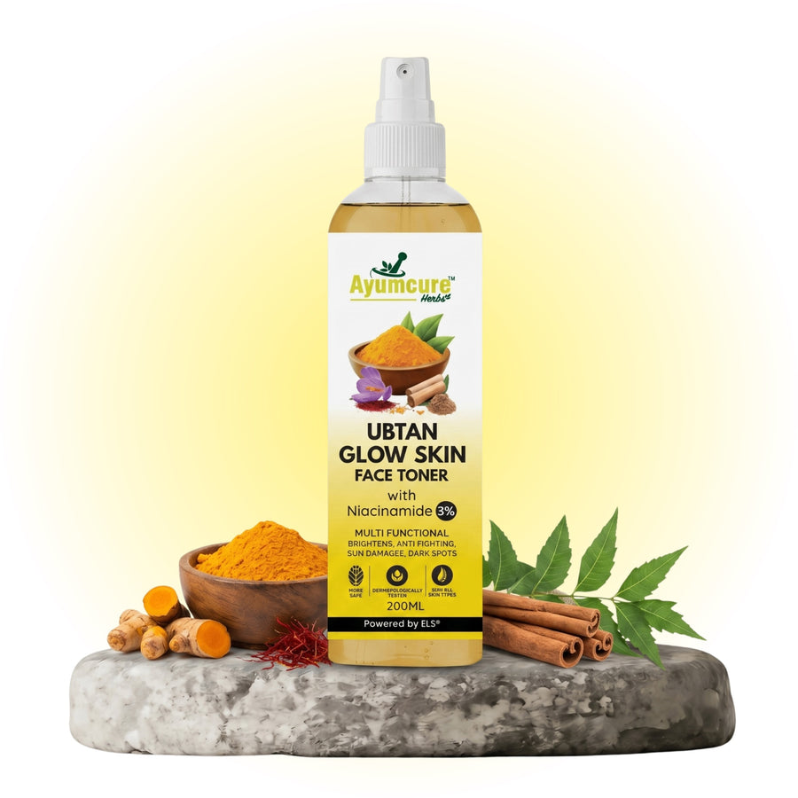 Ubtan Glow Toner | 3% Niacinamide, Saffron & Chandan | Brightening | All Skin Types
