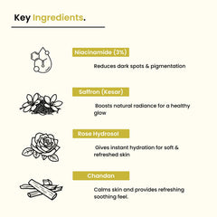 Ubtan Glow Toner | 3% Niacinamide, Saffron & Chandan | Brightening | All Skin Types