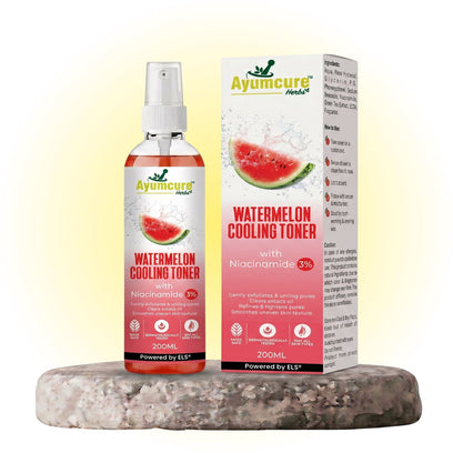 Watermelon Cooling Toner | 3% Niacinamide | Unclogs Pores & Refines Texture | Unisex - Alternate View