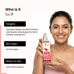 Watermelon Cooling Toner | 3% Niacinamide | Unclogs Pores & Refines Texture | Unisex