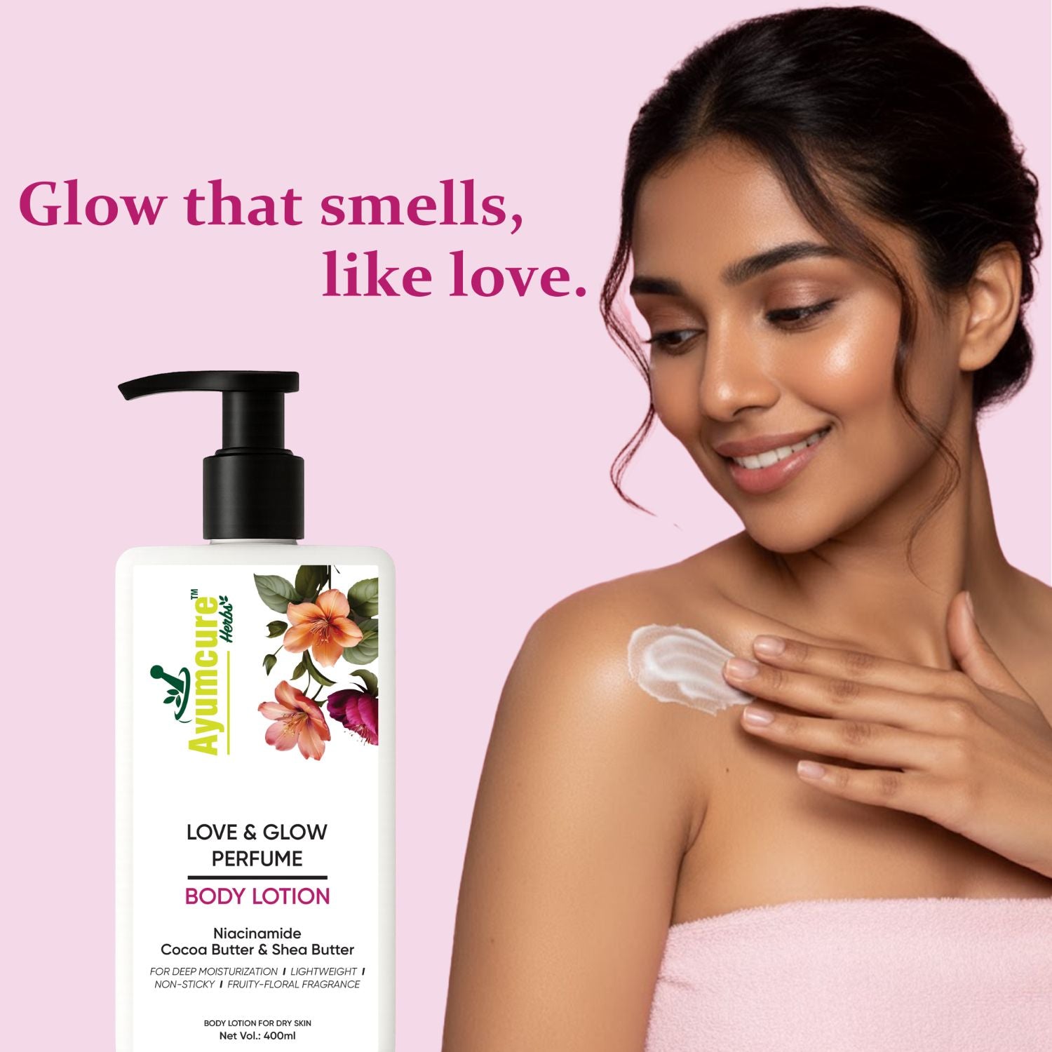 Winter Combo: Love & Glow Perfume Body Lotion + Almond Oil | Deep Moisturization | Unisex