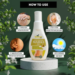 Stretch Mark Solution Oil | Scar Removal & Skin Elasticity | For Women